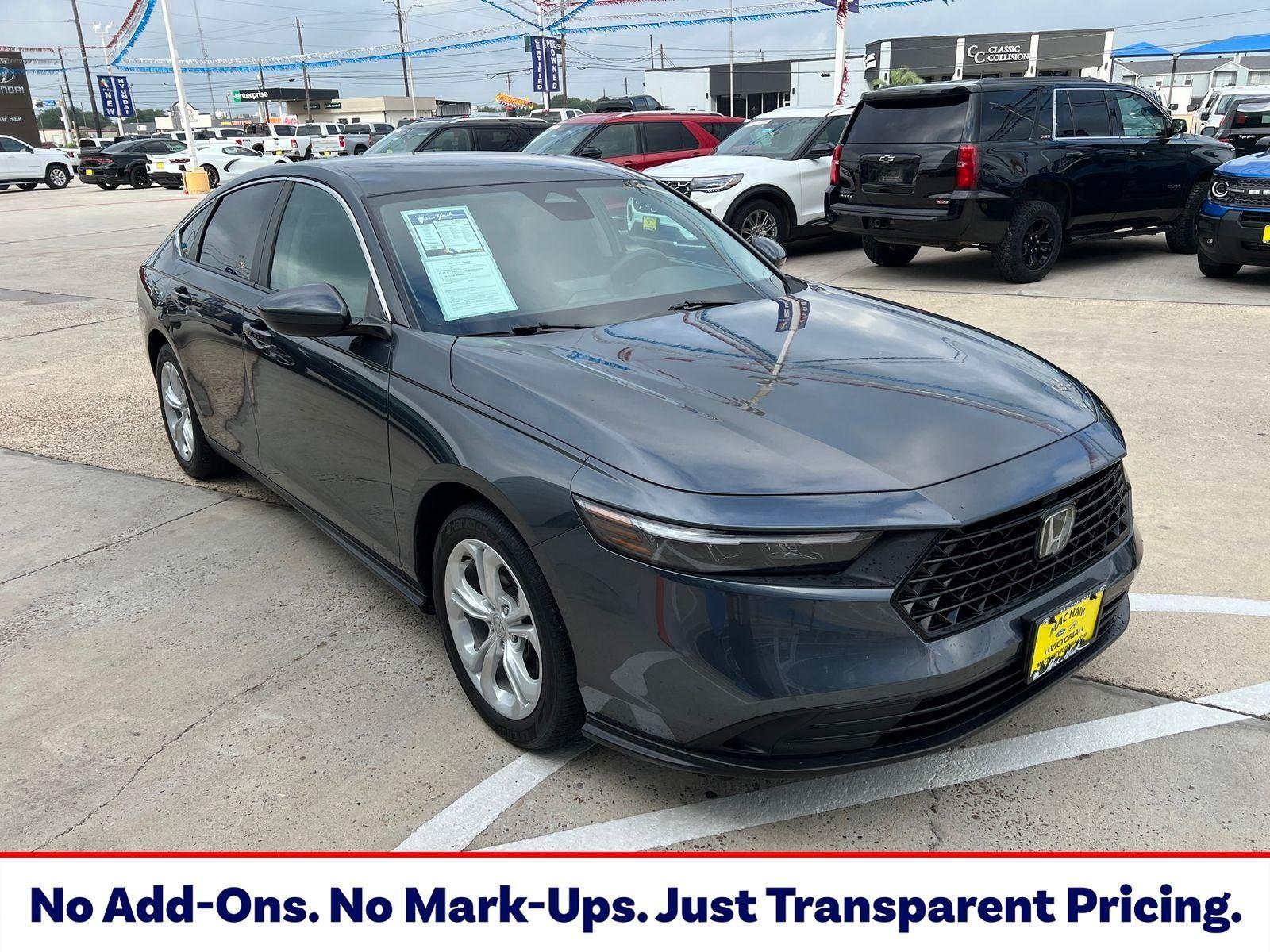Meteorite Gray Metallic 2024 Honda Accord Sedan Front-Wheel Drive Continuously Variable Transmission