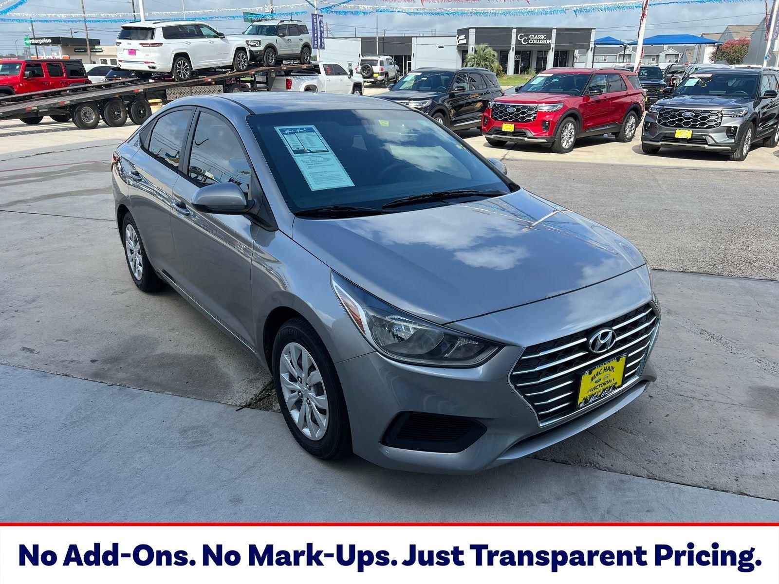 Forge Gray 2022 Hyundai Accent Sedan Front-Wheel Drive Continuously Variable Transmission
