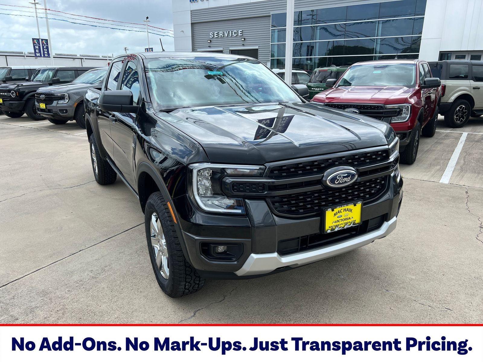 Shadow Black 2026 Ford Ranger Pickup Truck Four-Wheel Drive Automatic