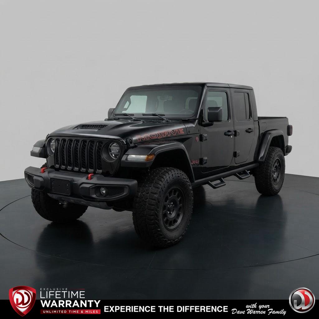 Black Clearcoat 2022 Jeep Gladiator Pickup Truck Four-Wheel Drive 8-Speed Automatic