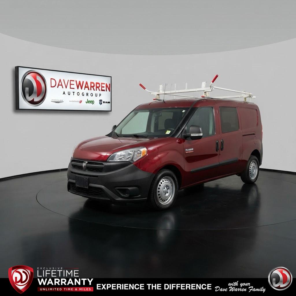 Deep Red Metallic 2018 RAM ProMaster City Van Front-Wheel Drive 9-Speed Automatic