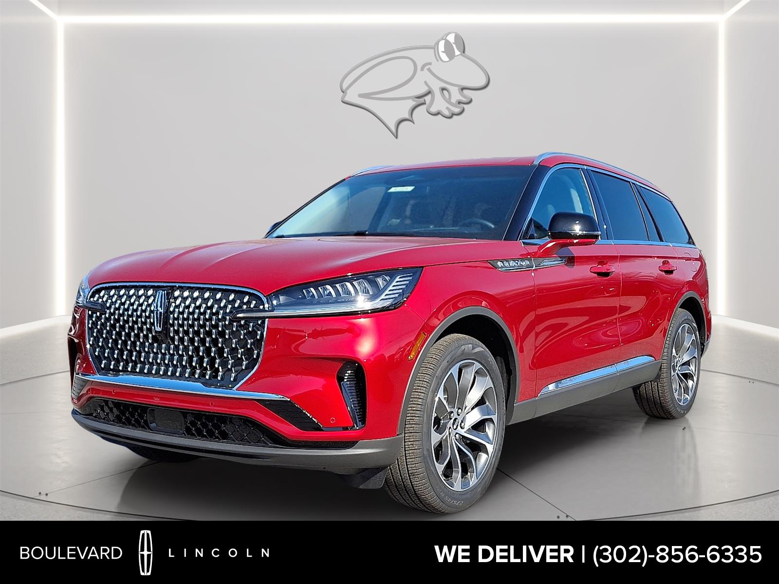 Red Carpet Tinted Clearcoat 2025 Lincoln Aviator SUV / Crossover All-Wheel Drive Automatic
