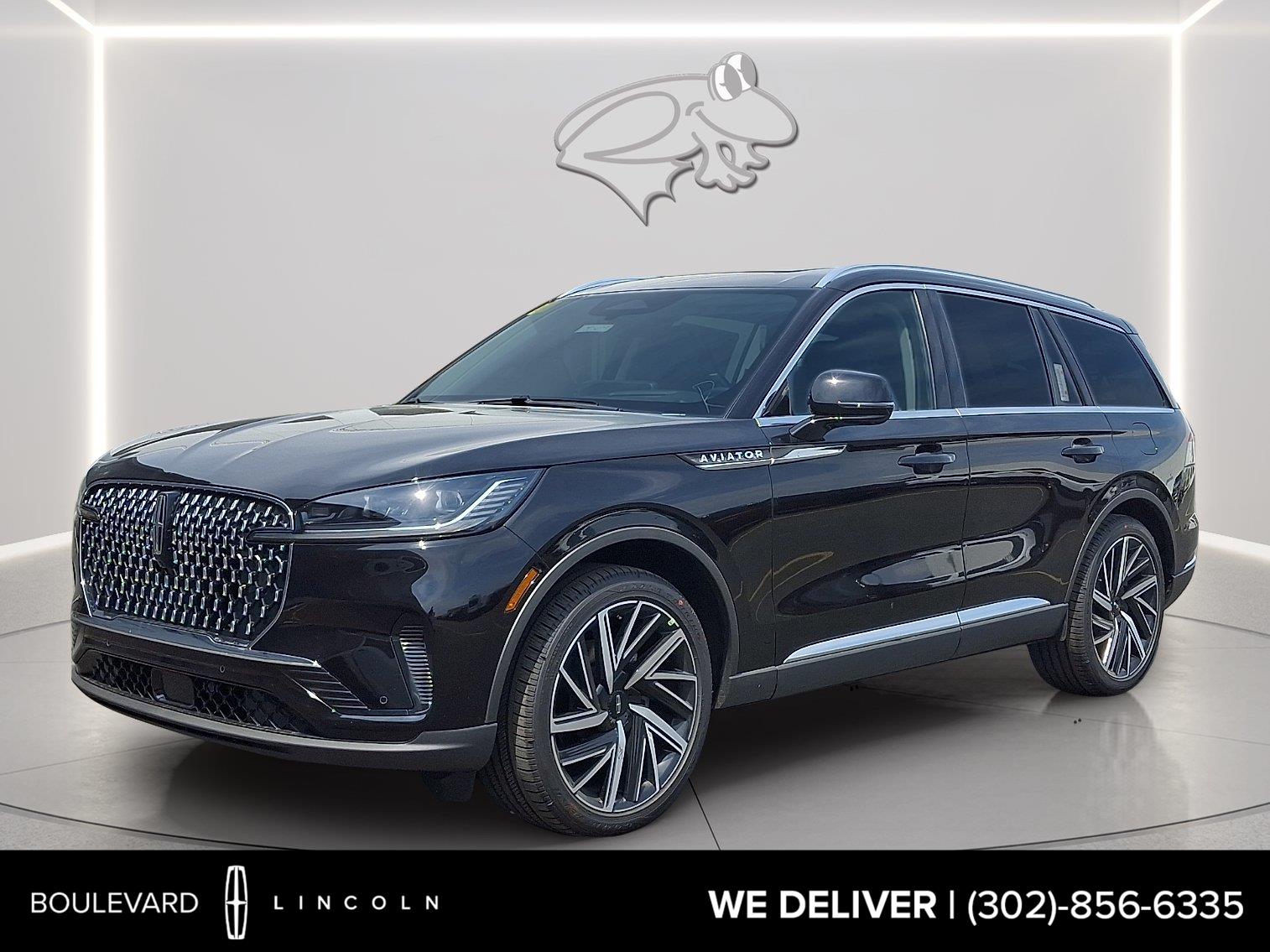 Infinite Black Metallic Clearcoat 2026 Lincoln Aviator SUV / Crossover All-Wheel Drive Automatic