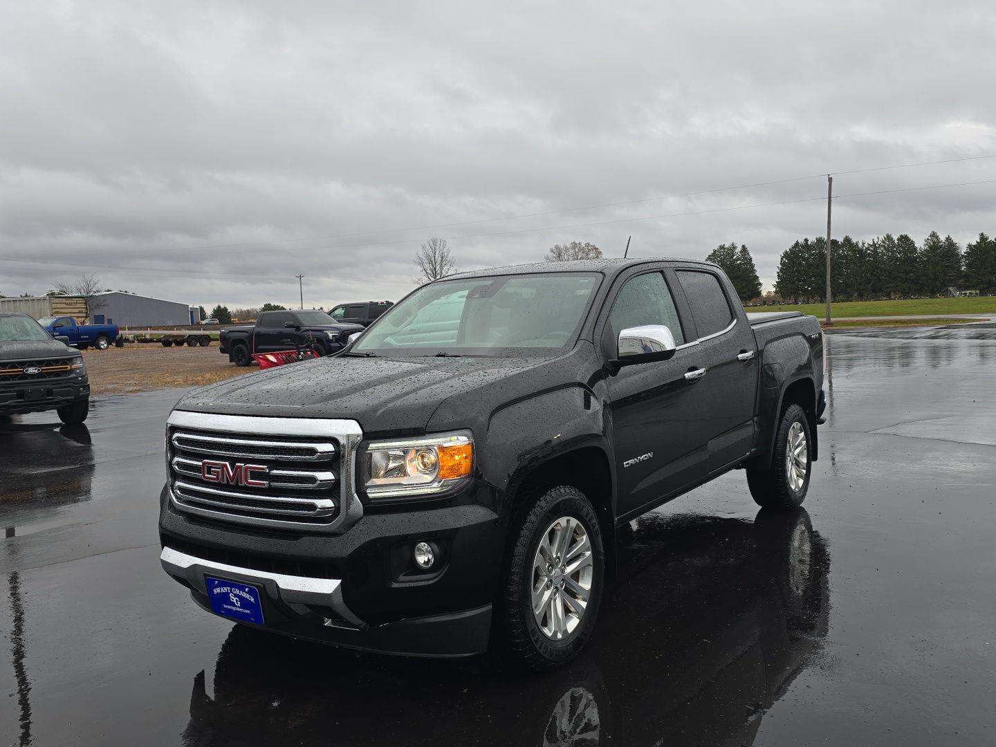 Onyx Black 2016 GMC Canyon Pickup Truck Four-Wheel Drive 6-Speed Automatic