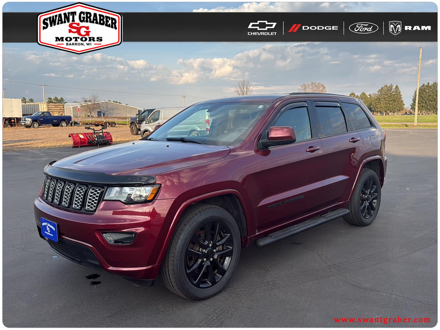 Velvet Red Pearlcoat 2021 Jeep Grand Cherokee SUV / Crossover Four-Wheel Drive 8-Speed Automatic