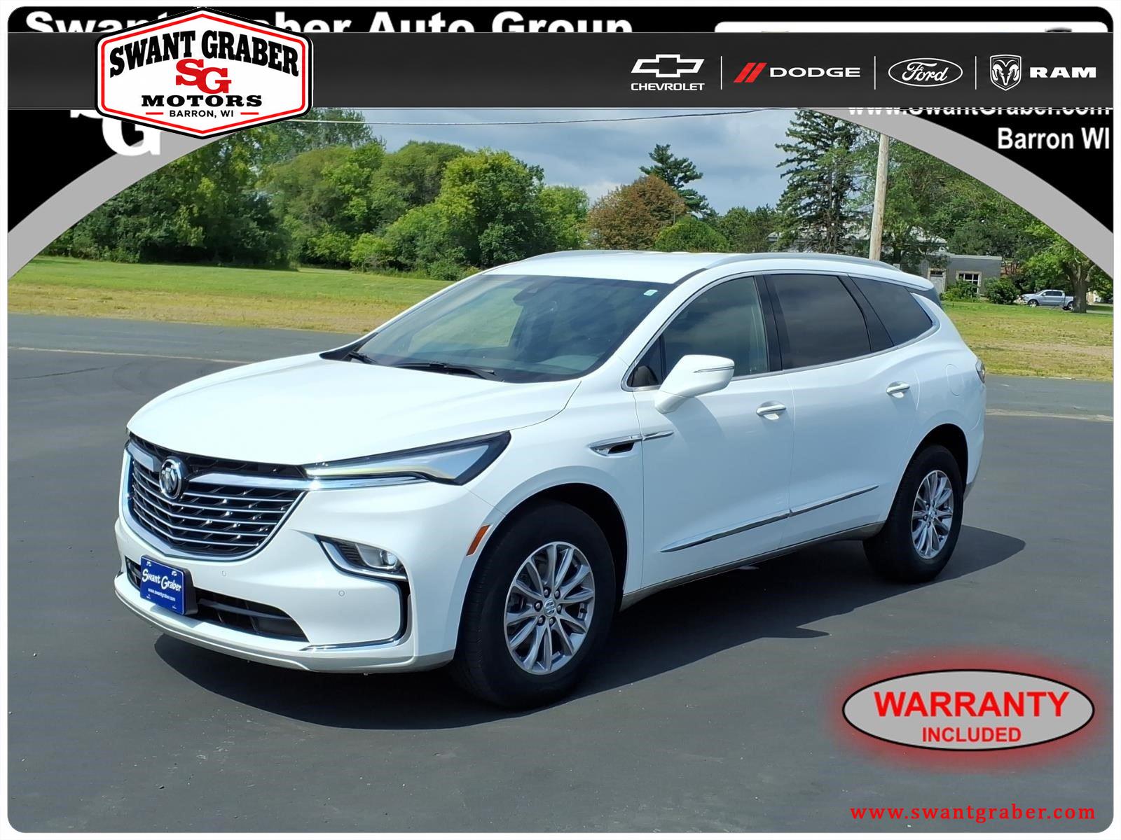 Summit White 2023 Buick Enclave SUV / Crossover Four-Wheel Drive 9-Speed Automatic