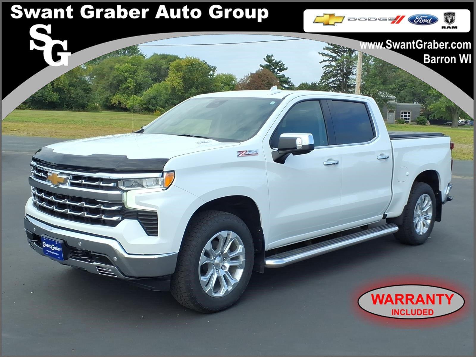 Summit White 2024 Chevrolet Silverado 1500 Pickup Truck Four-Wheel Drive Automatic