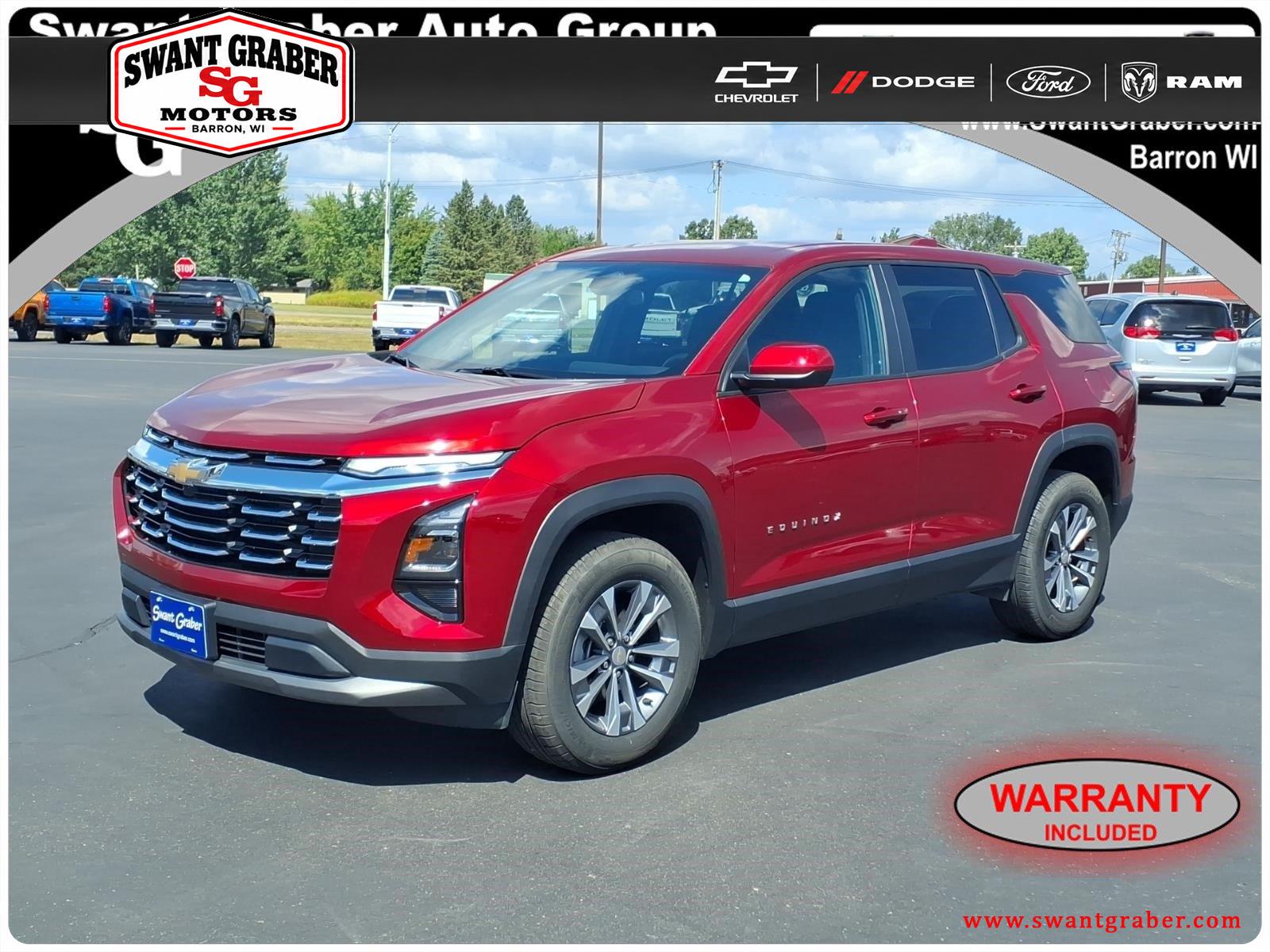Radiant Red Tintcoat 2026 Chevrolet Equinox SUV / Crossover Four-Wheel Drive 8-Speed Automatic