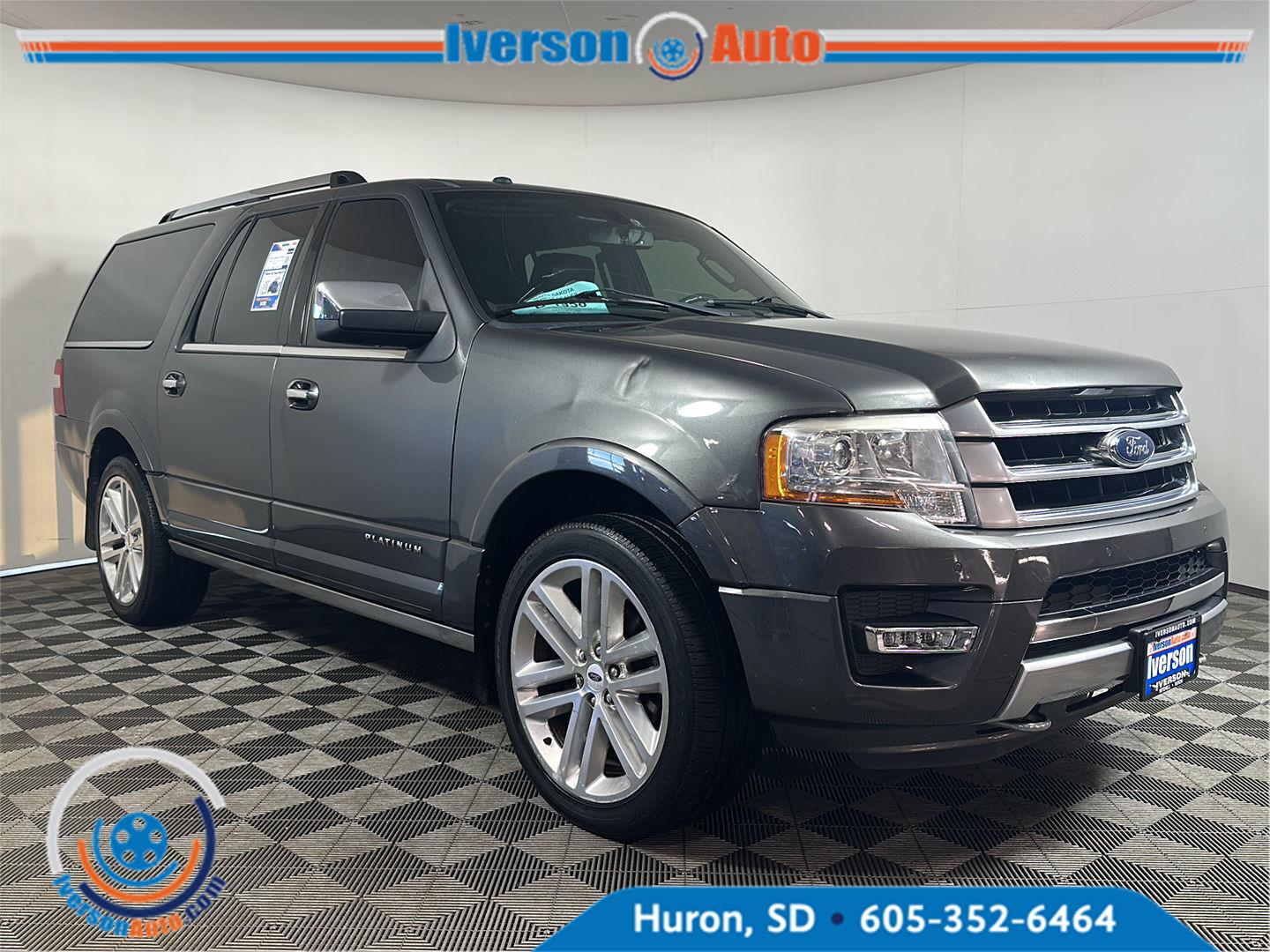 Gray (Magnetic Metallic) 2015 Ford Expedition SUV / Crossover Four-Wheel Drive 6-Speed Automatic
