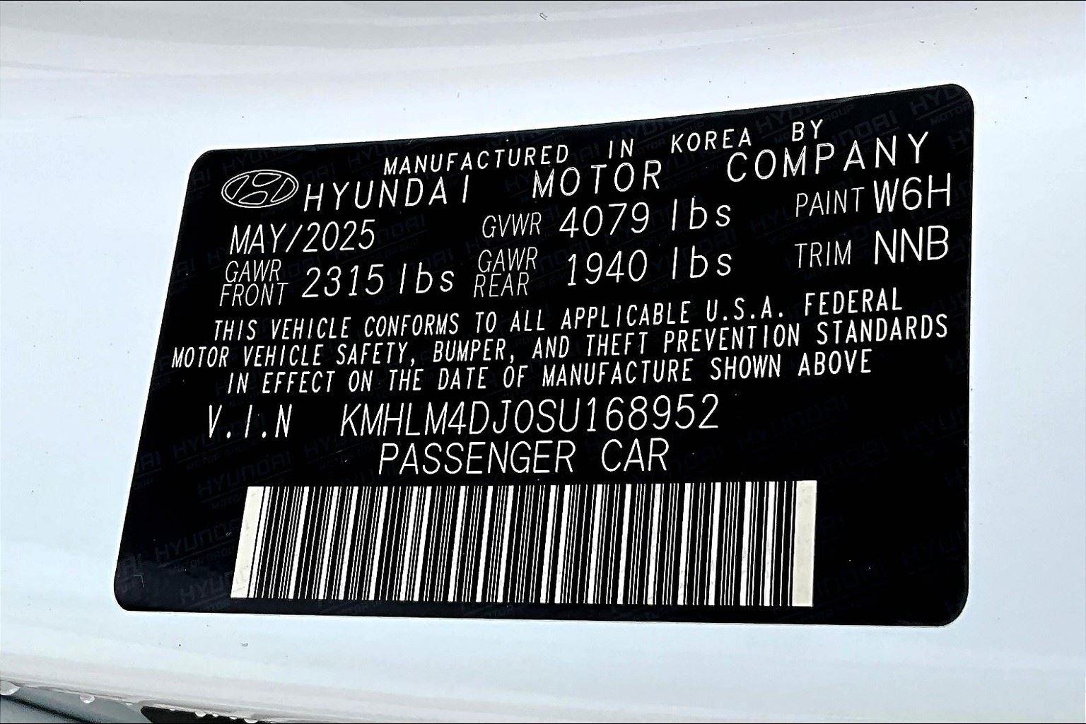 2025 Hyundai Elantra Hybrid SEL Sport photo 38