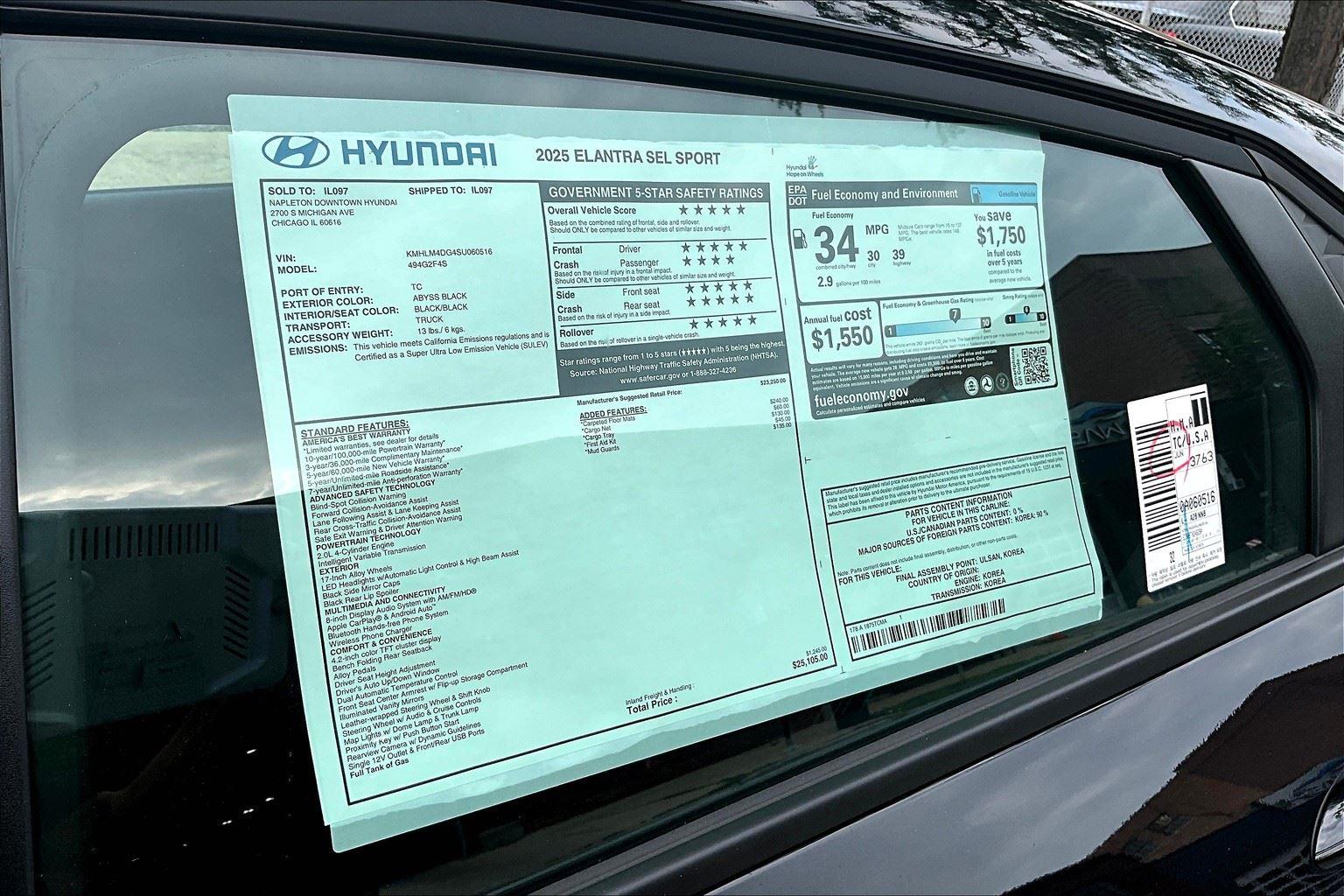 2025 Hyundai Elantra Limited photo 24