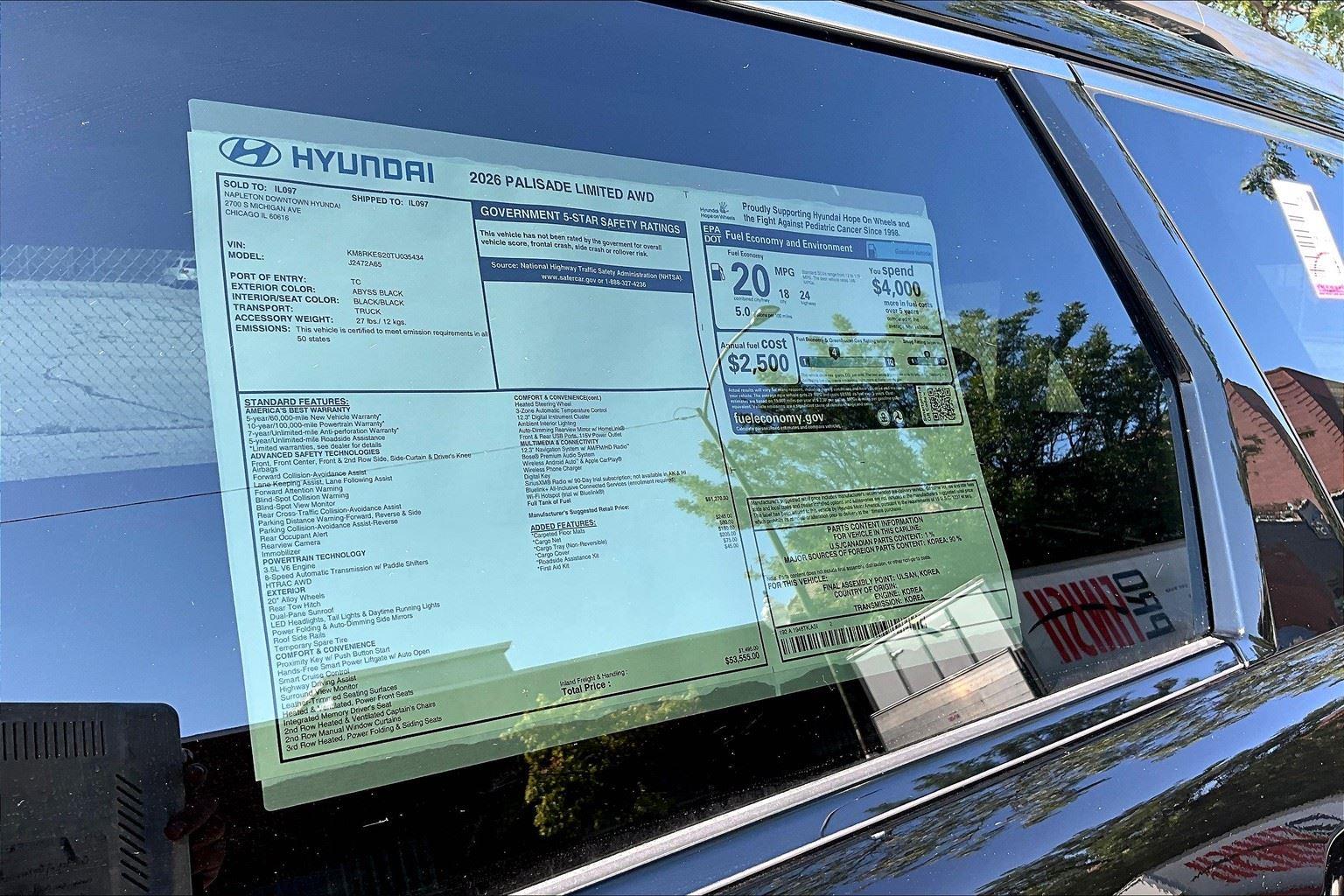 2026 Hyundai Palisade Calligraphy photo 40