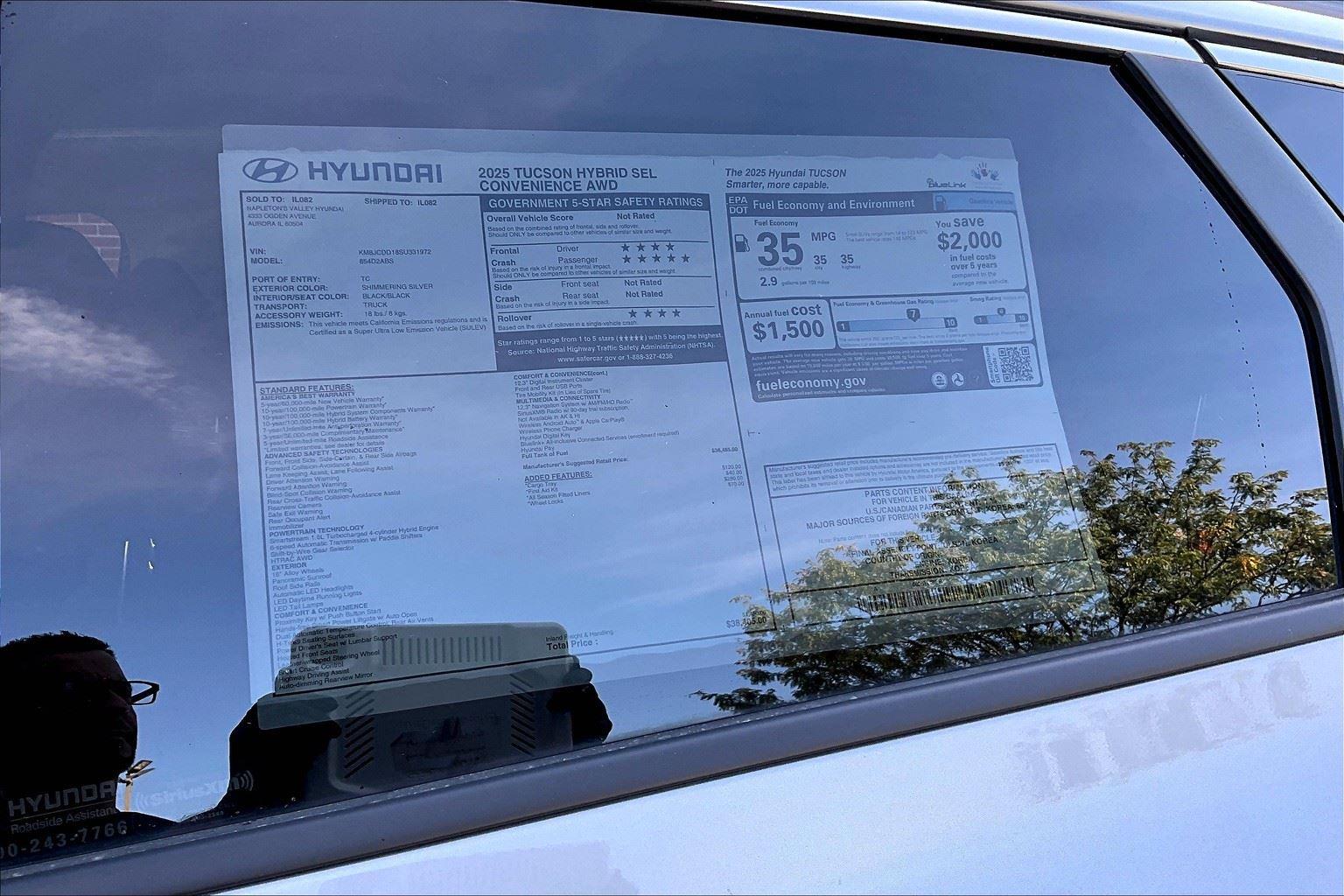 2025 Hyundai Tucson Hybrid SEL Convenience photo 12