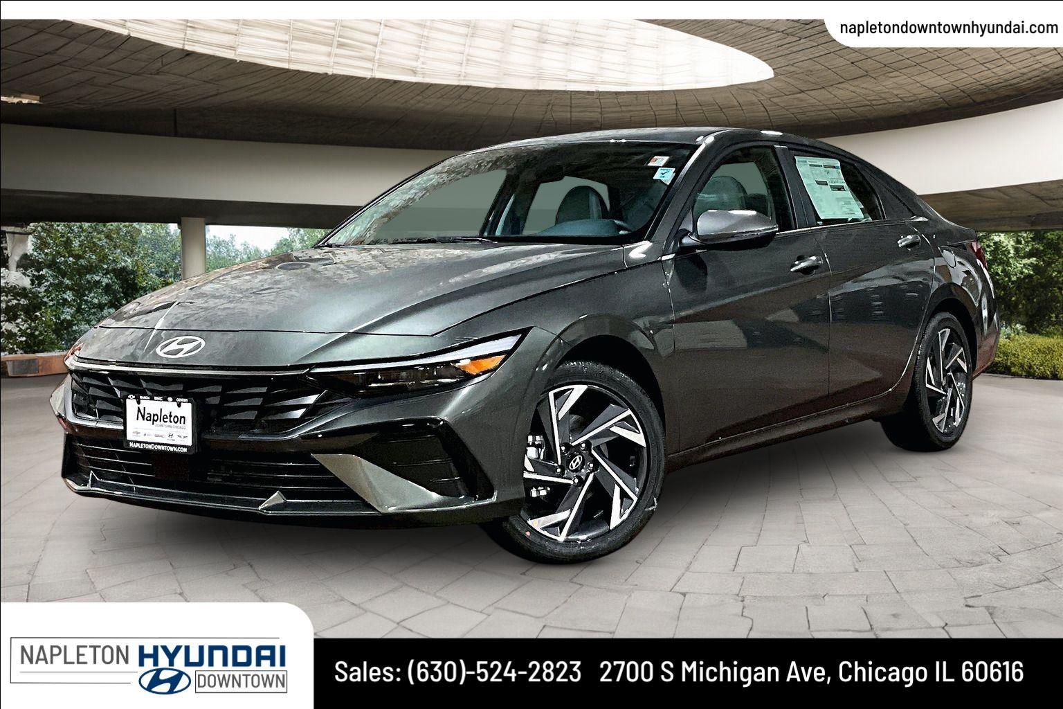 Amazon Gray 2026 Hyundai Elantra Sedan Front-Wheel Drive Continuously Variable Transmission