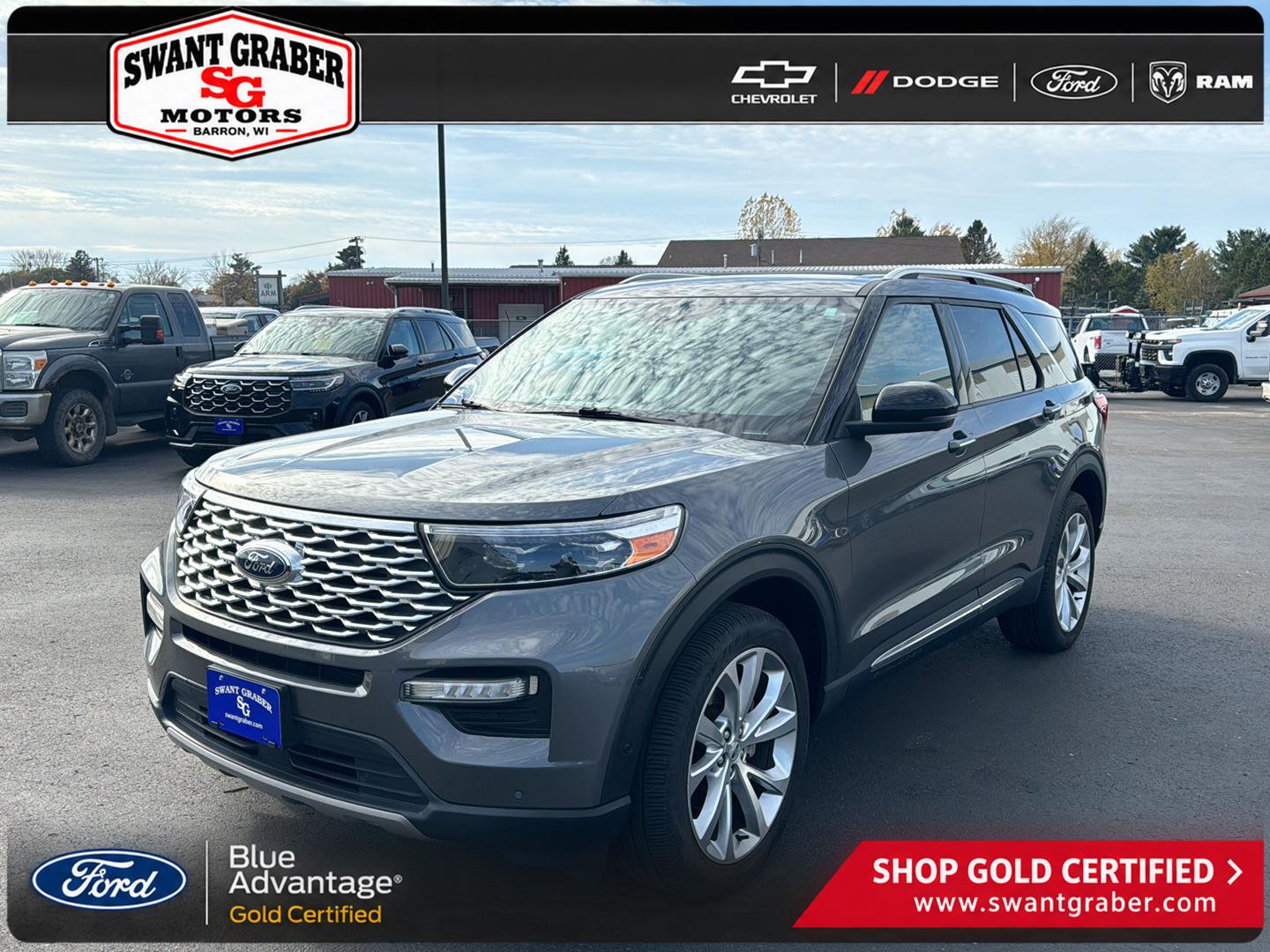 Carbonized Gray 2022 Ford Explorer SUV / Crossover All-Wheel Drive Automatic