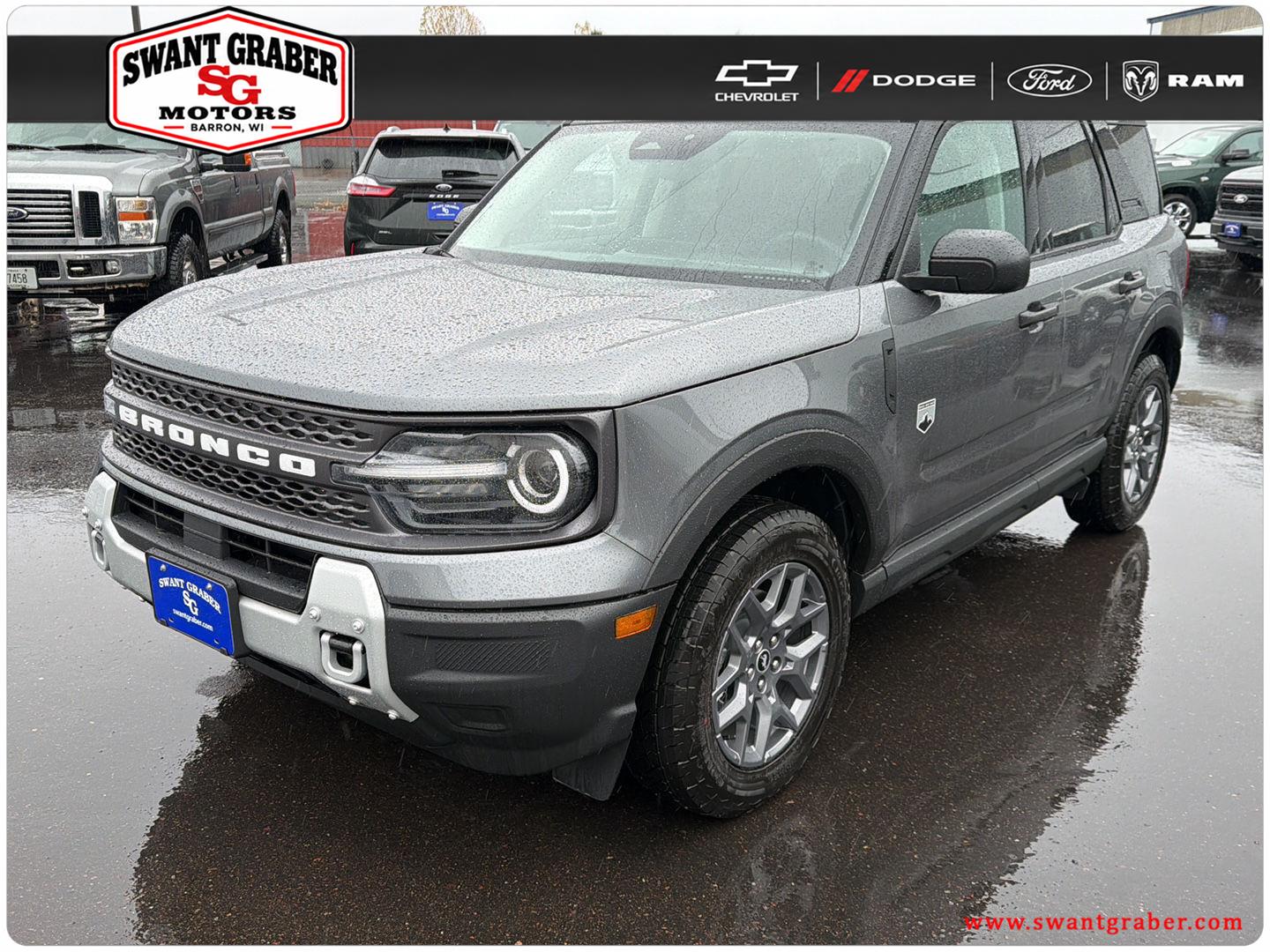 Carbonized Gray 2026 Ford Bronco Sport SUV / Crossover All-Wheel Drive 8-Speed Automatic