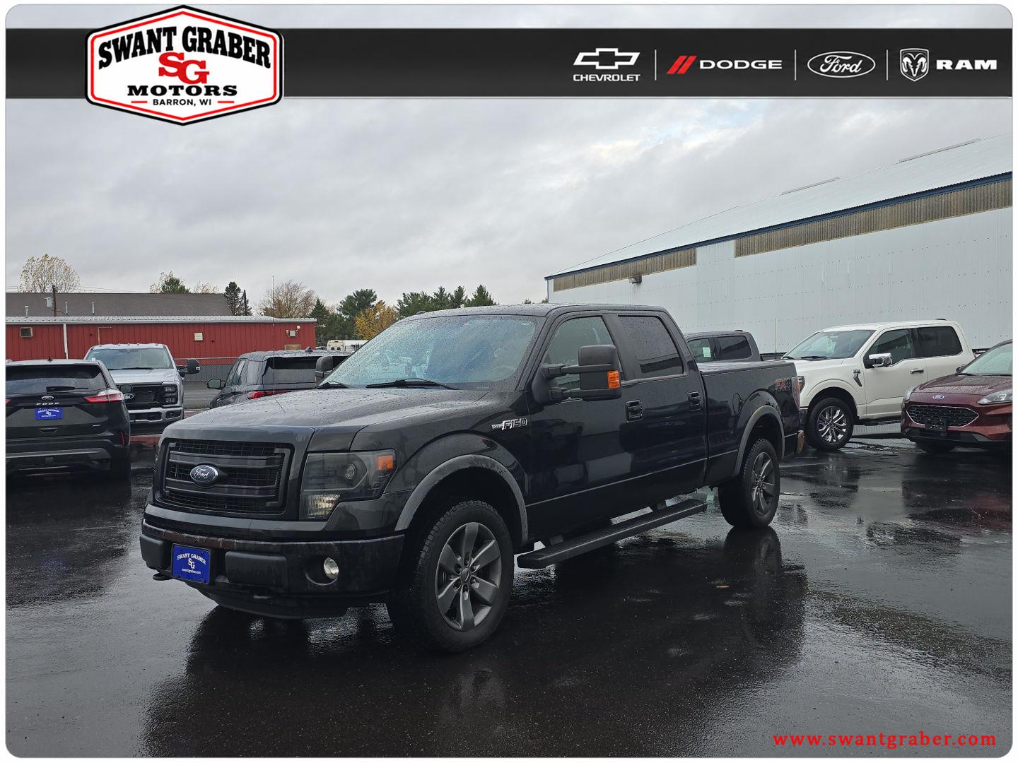 Tuxedo Black Metallic 2014 Ford F-150 Pickup Truck Four-Wheel Drive 6-Speed Automatic