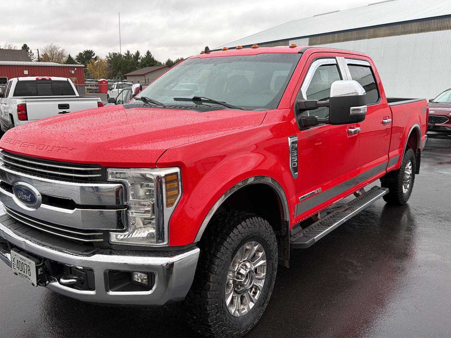 Race Red 2019 Ford F-350 Super Duty Pickup Truck Four-Wheel Drive 6-Speed Automatic