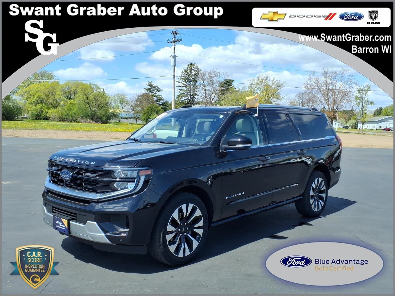 Agate Black 2025 Ford Expedition MAX Platinum 4WD SUV / Crossover Four-Wheel Drive Automatic