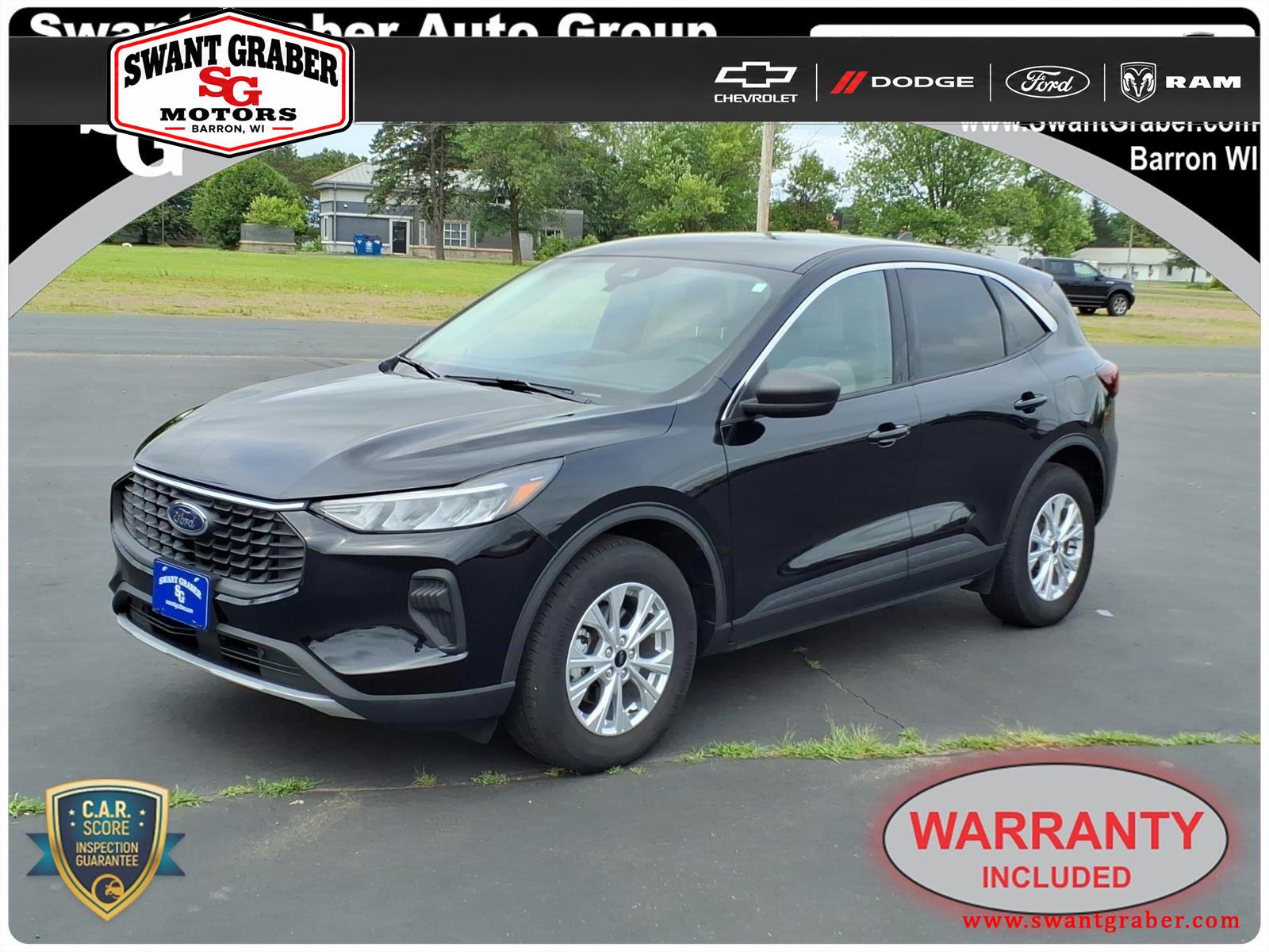 Agate Black 2023 Ford Escape SUV / Crossover All-Wheel Drive 8-Speed Automatic