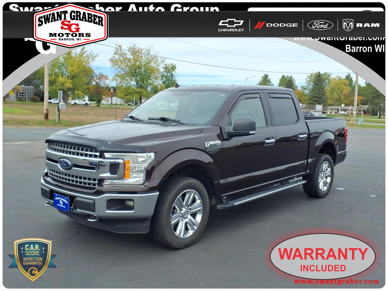 Magma Red 2018 Ford F-150 Pickup Truck Four-Wheel Drive Automatic
