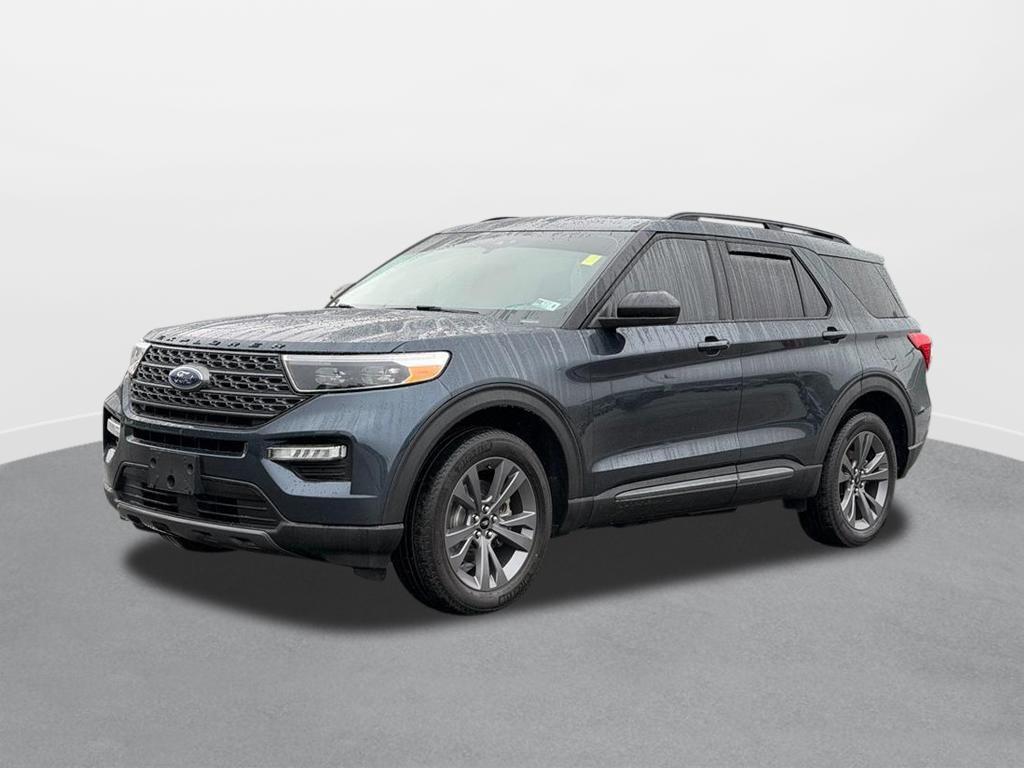 Stone Blue 2024 Ford Explorer SUV / Crossover All-Wheel Drive Automatic