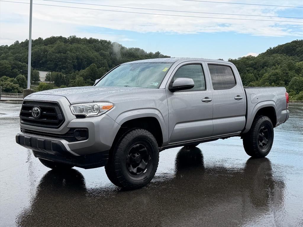 Silver Sky Metallic 2021 Toyota Tacoma Pickup Truck Four-Wheel Drive Automatic
