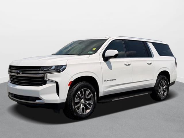Summit White 2021 Chevrolet Suburban SUV / Crossover Four-Wheel Drive Automatic