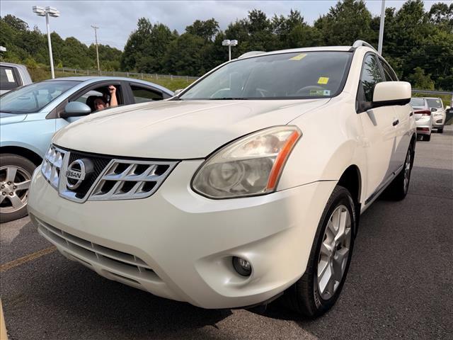 Pearl White 2013 Nissan Rogue SUV / Crossover All-Wheel Drive Continuously Variable Transmission