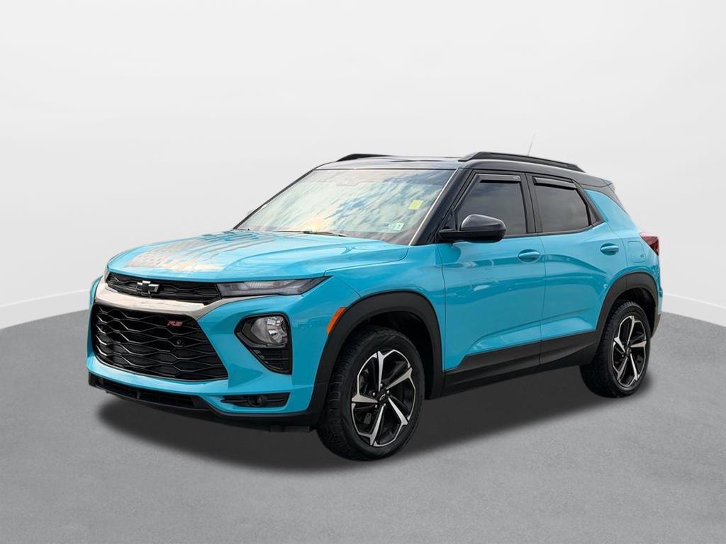 Oasis Blue 2021 Chevrolet Trailblazer SUV / Crossover Four-Wheel Drive 9-Speed Automatic