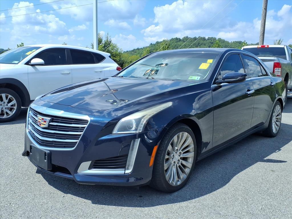 Dark Adriatic Blue Metallic 2016 Cadillac CTS Sedan All-Wheel Drive 8-Speed Automatic