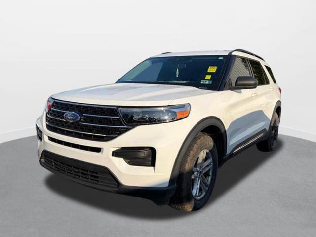 Oxford White 2020 Ford Explorer SUV / Crossover All-Wheel Drive Automatic