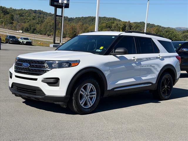Oxford White 2020 Ford Explorer SUV / Crossover All-Wheel Drive Automatic