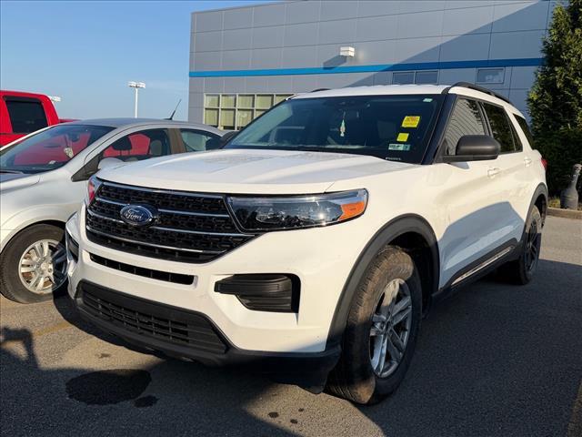 Oxford White 2020 Ford Explorer SUV / Crossover All-Wheel Drive Automatic
