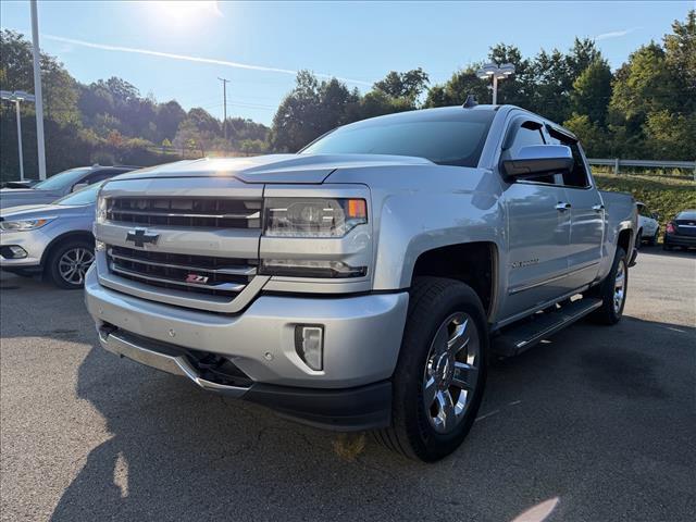 Silver Ice Metallic 2017 Chevrolet Silverado 1500 Pickup Truck Four-Wheel Drive 8-Speed Automatic
