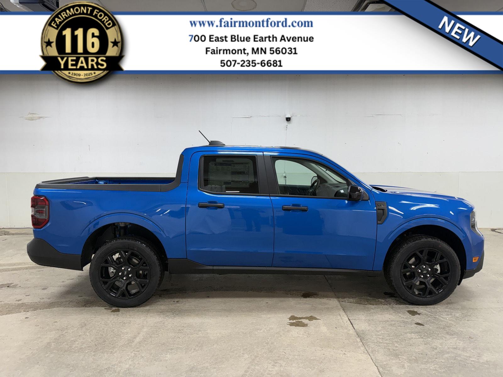 Velocity Blue 2026 Ford Maverick XLT SuperCrew AWD Pickup Truck All-Wheel Drive Continuously Variable Transmission