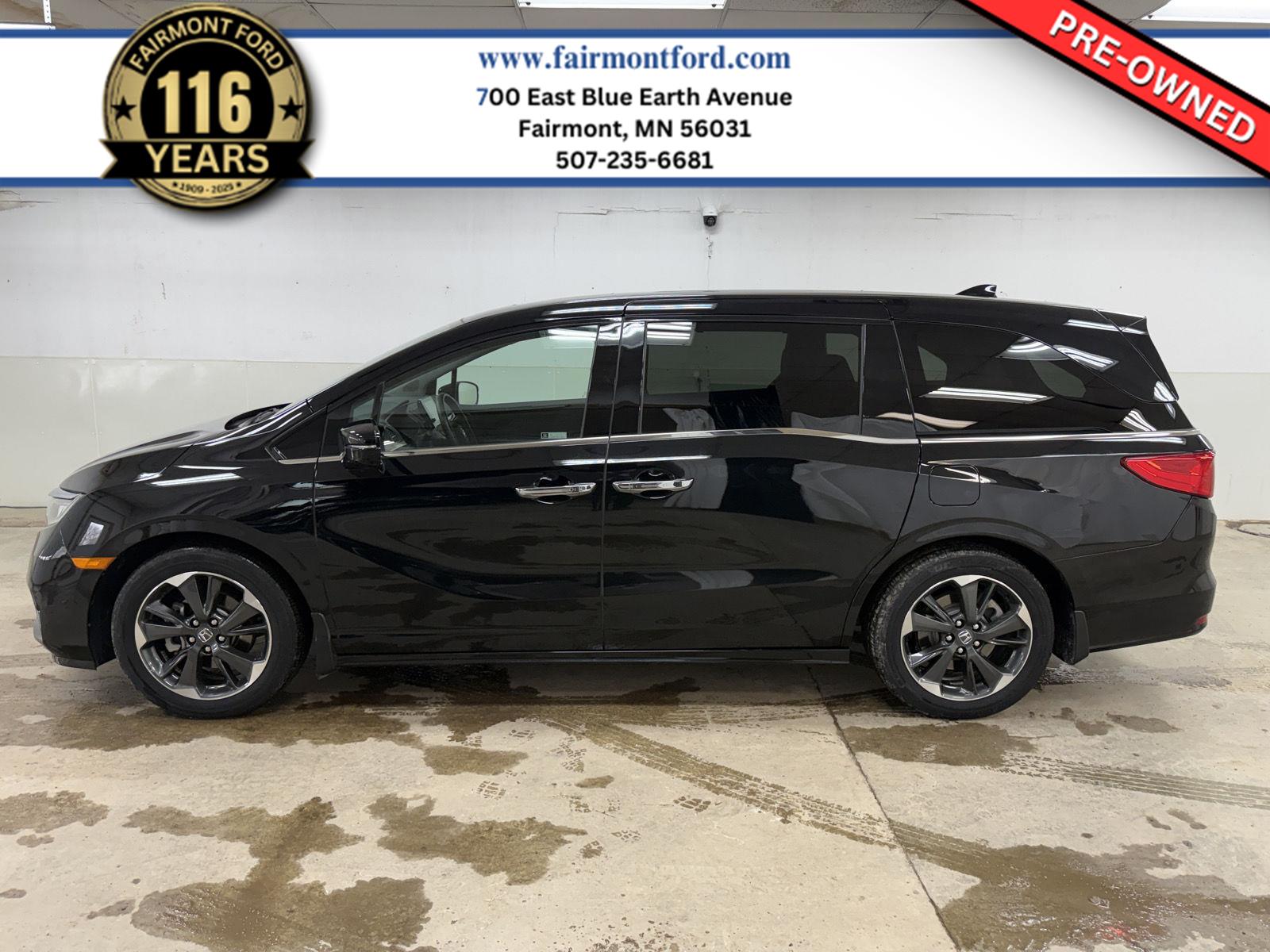 Crystal Black Pearl 2024 Honda Odyssey Elite FWD Minivan Front-Wheel Drive Automatic