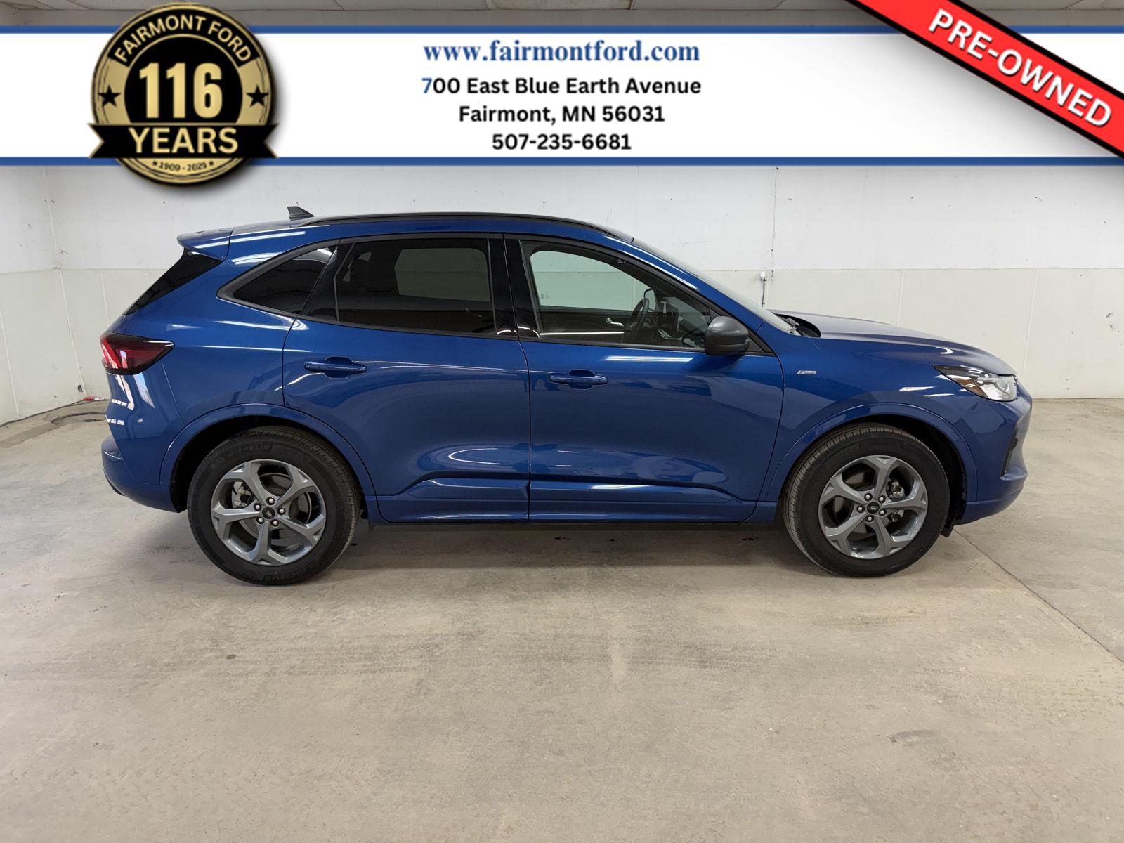 Atlas Blue Metallic 2023 Ford Escape ST-Line AWD SUV / Crossover All-Wheel Drive 8-Speed Automatic