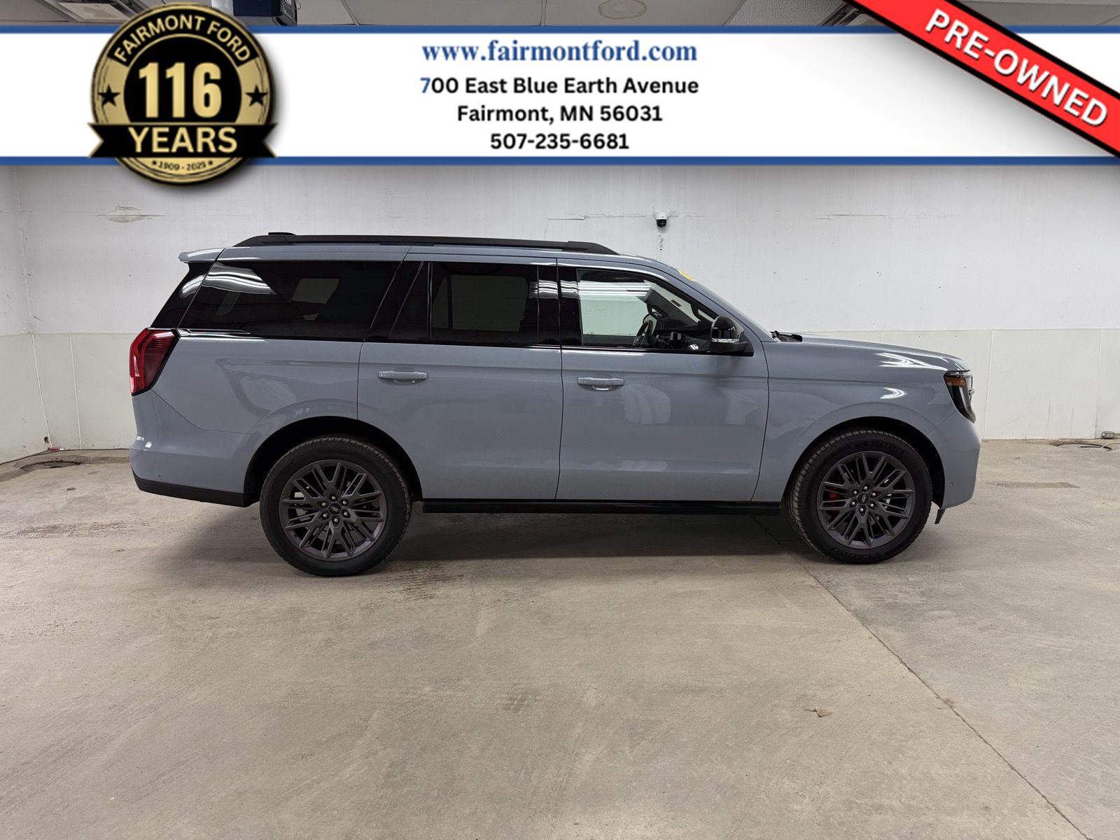 Glacier Gray Metallic TriCoat 2025 Ford Expedition Platinum 4WD SUV / Crossover Four-Wheel Drive Automatic