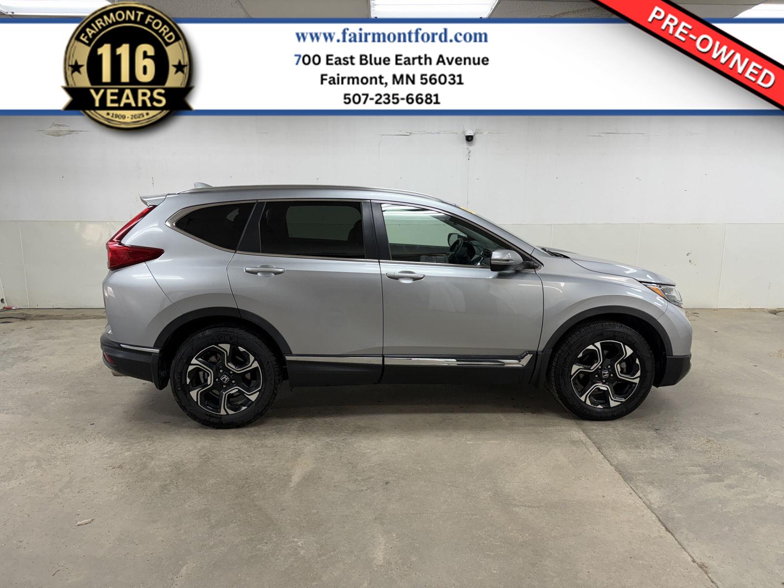 Lunar Silver Metallic 2018 Honda CR-V Touring AWD SUV / Crossover All-Wheel Drive Continuously Variable Transmission