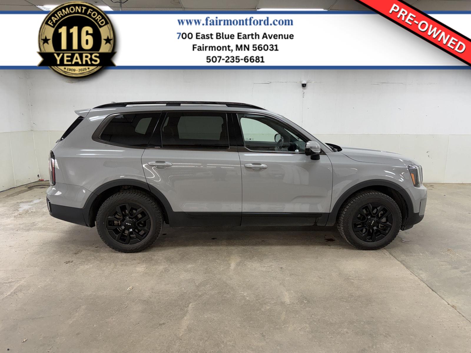 Wolf Gray 2024 Kia Telluride SX-Prestige X-Pro AWD SUV / Crossover All-Wheel Drive Automatic