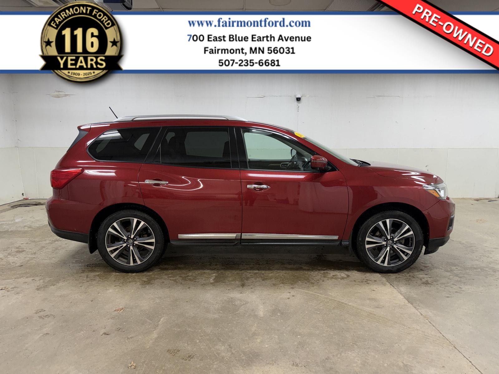 Cayenne Red Metallic 2017 Nissan Pathfinder Platinum 4WD SUV / Crossover Four-Wheel Drive Continuously Variable Transmission