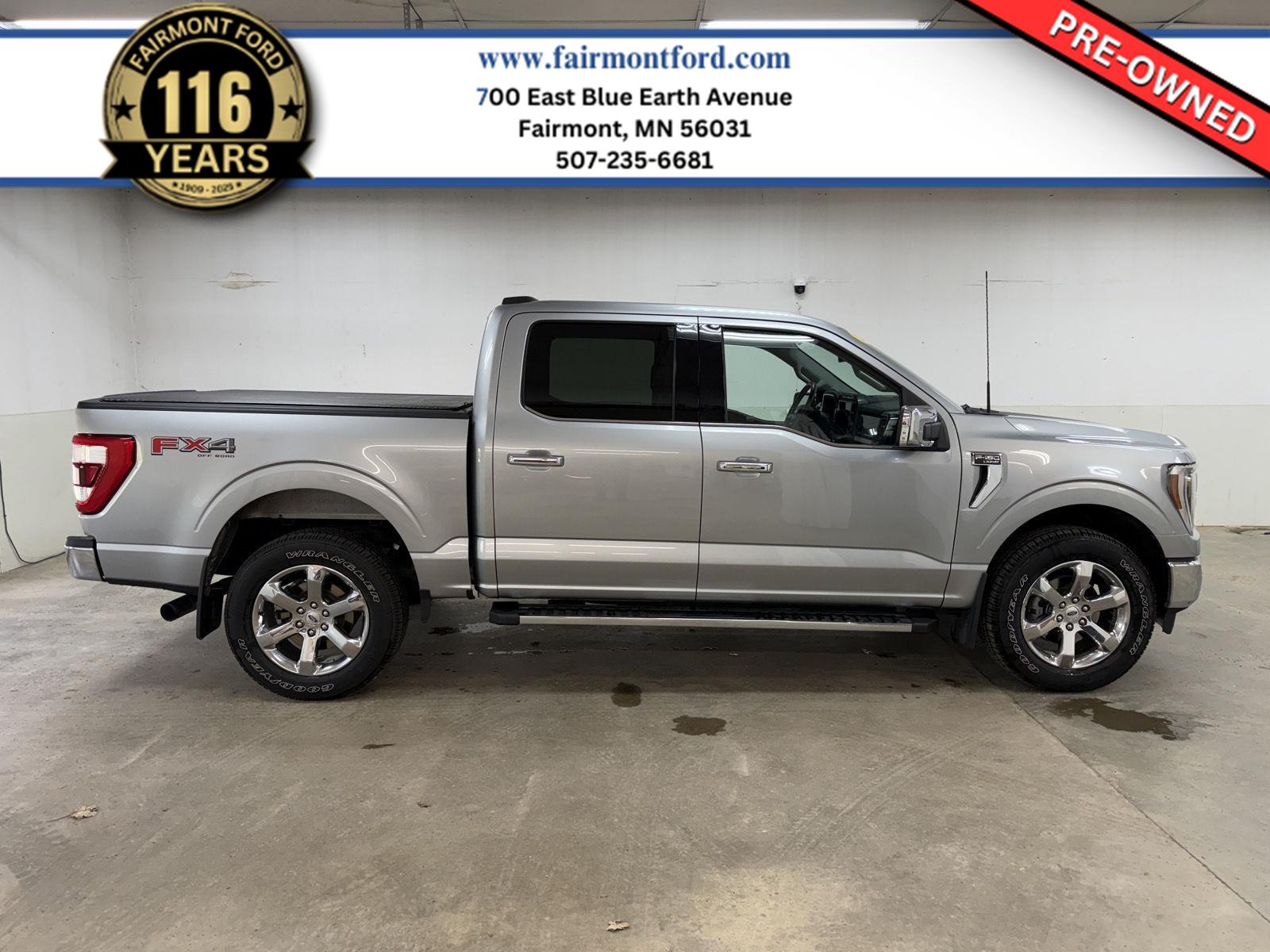 2021 Ford F-150 Lariat SuperCrew 4WD Pickup Truck Four-Wheel Drive Automatic