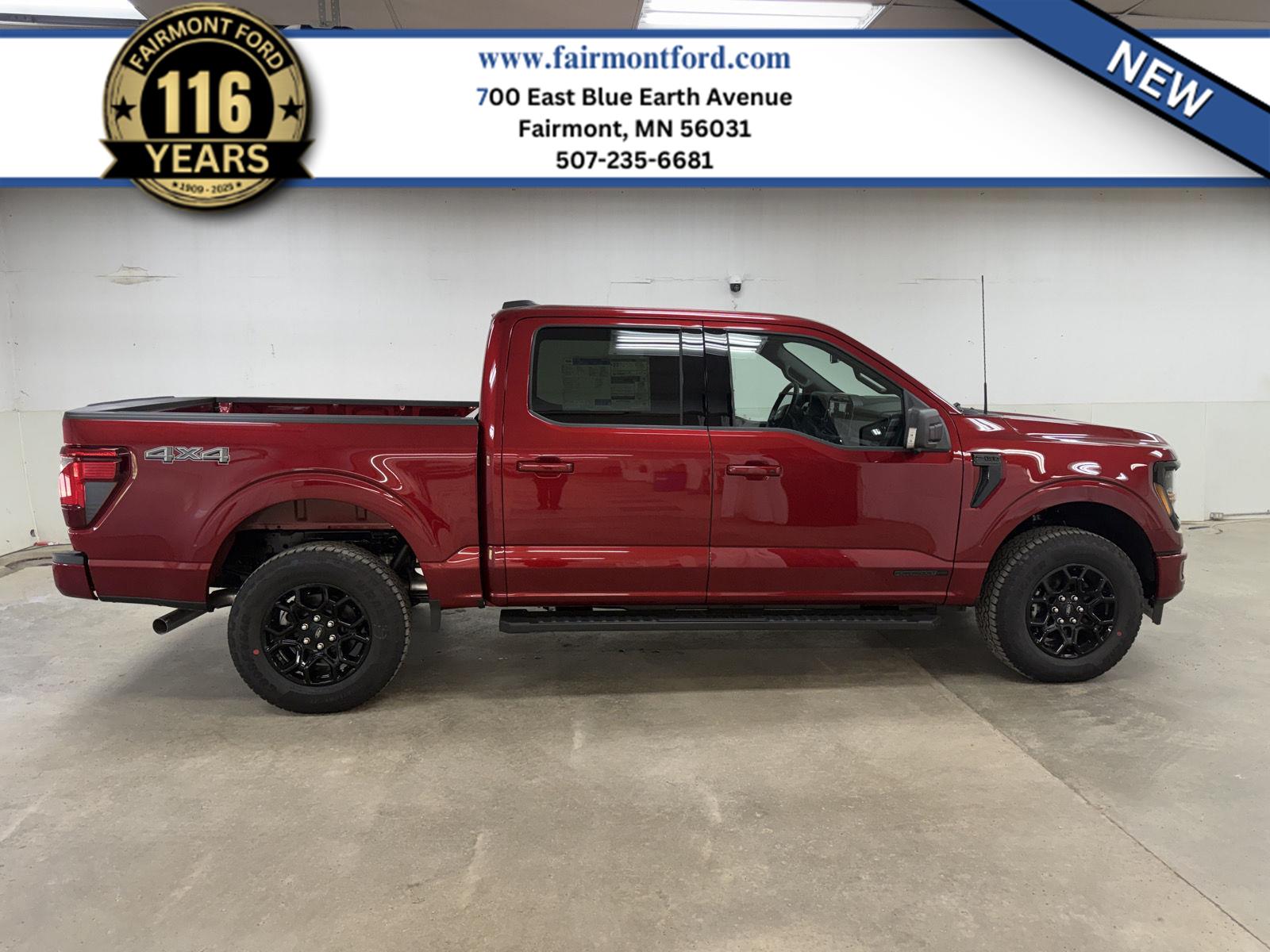 Ruby Red Metallic Tinted Clearcoat 2026 Ford F-150 Pickup Truck Four-Wheel Drive Automatic