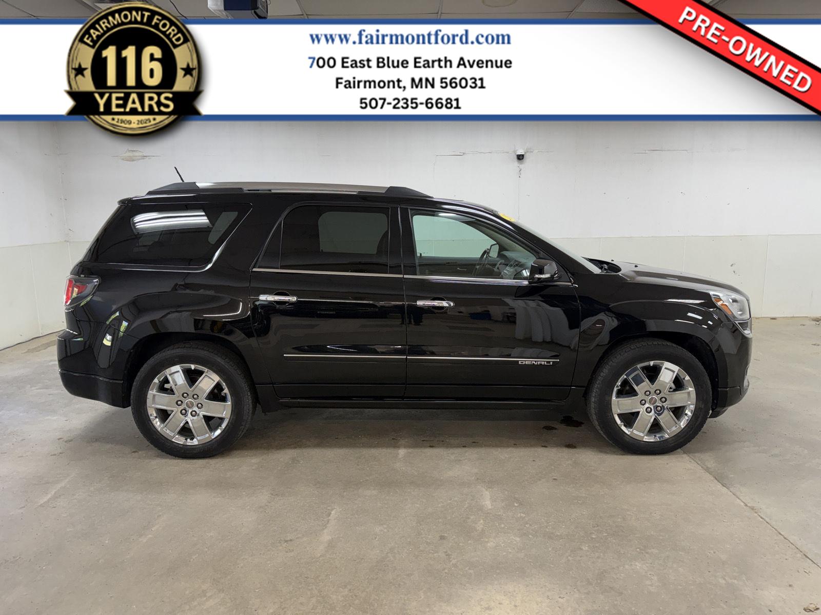 Black (Ebony Twilight Metallic) 2016 GMC Acadia Denali AWD SUV / Crossover All-Wheel Drive 6-Speed Automatic