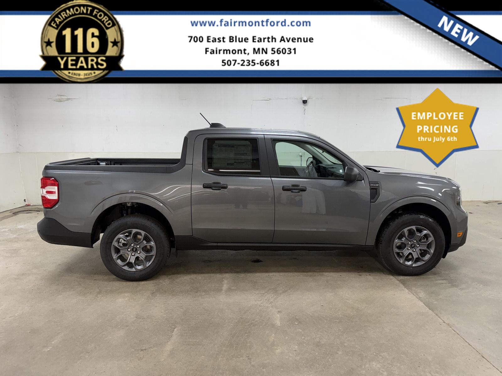 Carbonized Gray Metallic 2026 Ford Maverick XLT SuperCrew AWD Pickup Truck All-Wheel Drive Continuously Variable Transmission