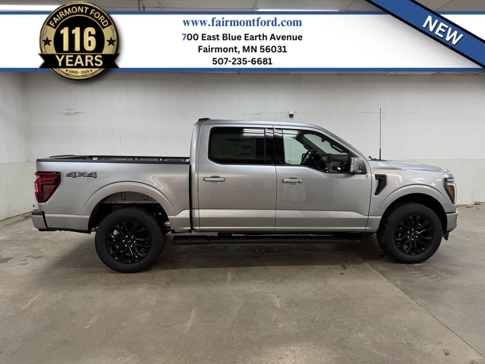 Iconic Silver Metallic 2026 Ford F-150 Pickup Truck Four-Wheel Drive Automatic
