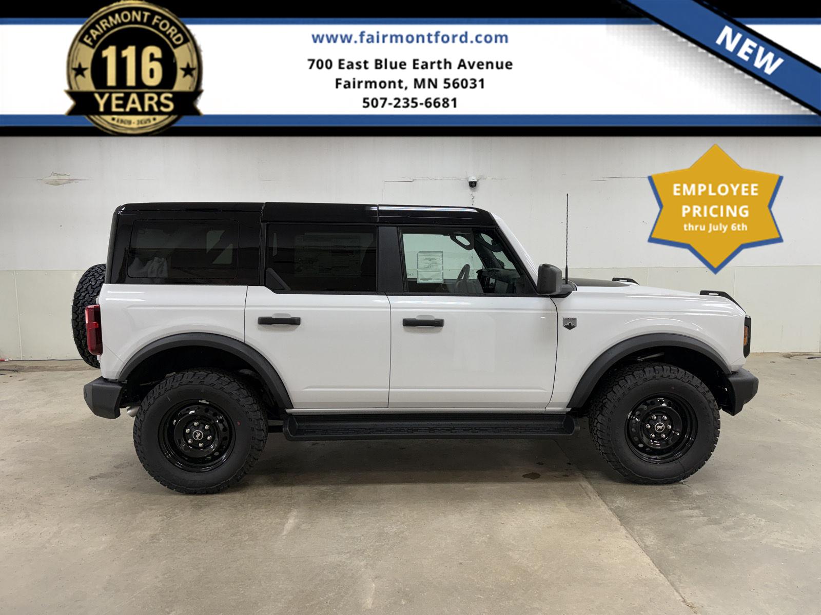 Oxford White 2026 Ford Bronco Big Bend 4-Door 4WD SUV / Crossover Four-Wheel Drive 7-Speed Manual