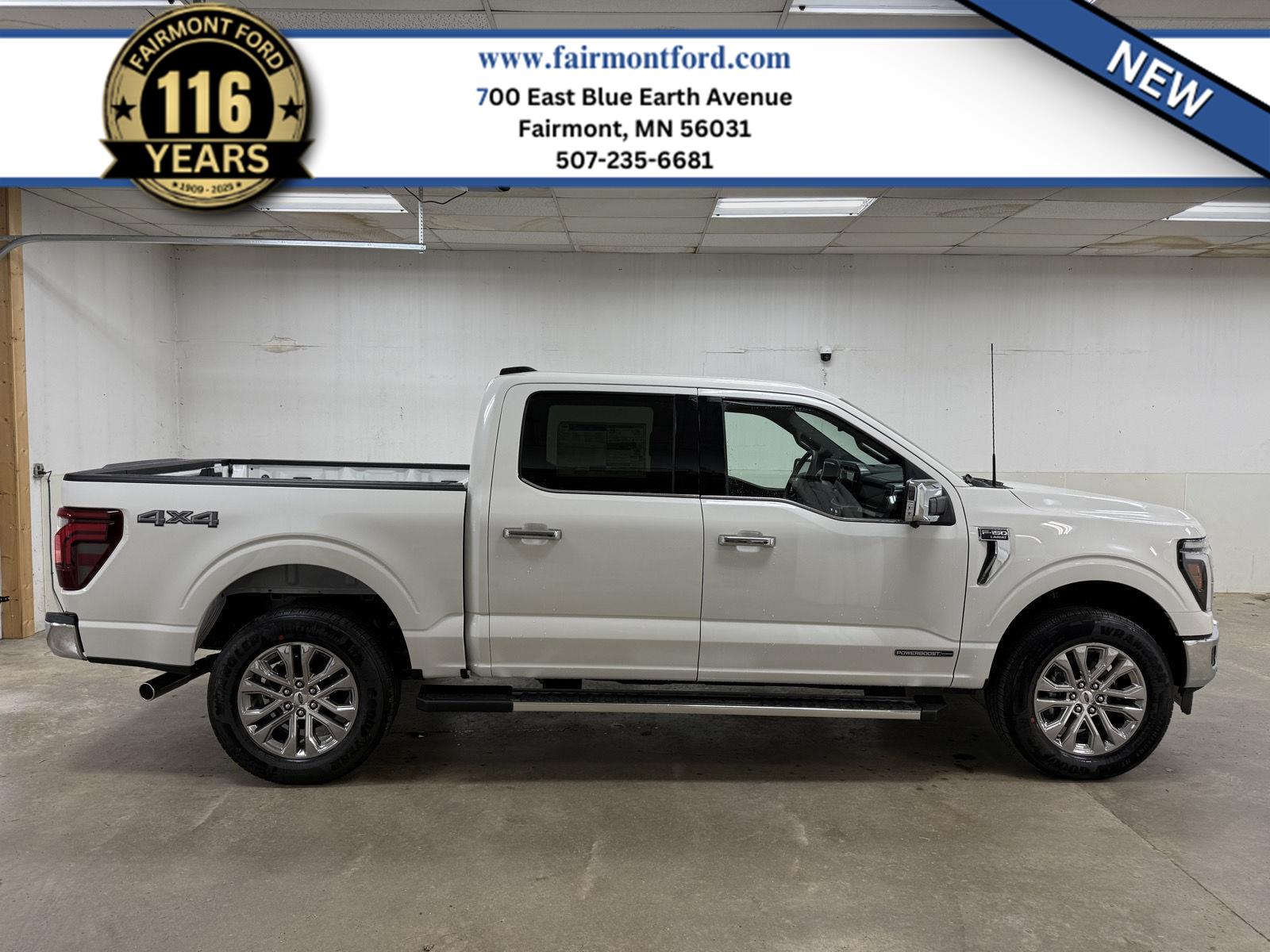 Star White Metallic Tri-Coat 2026 Ford F-150 Pickup Truck Four-Wheel Drive Automatic