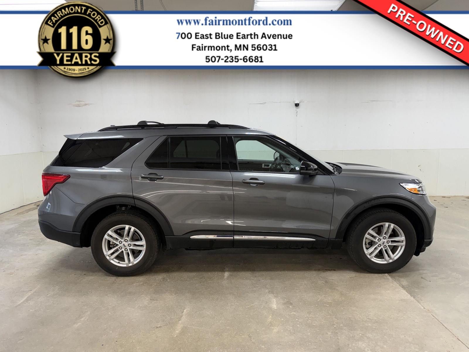 Carbonized Gray Metallic 2023 Ford Explorer SUV / Crossover All-Wheel Drive Automatic